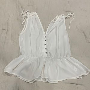 Peplum tank top